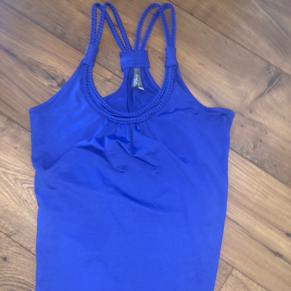 Blue tank